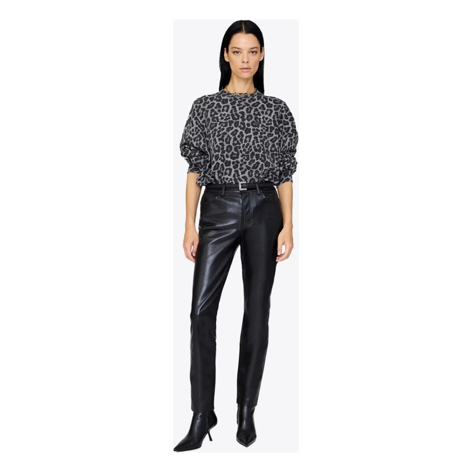 Anine Bing - Miles Leo-Sweatshirt | Braun