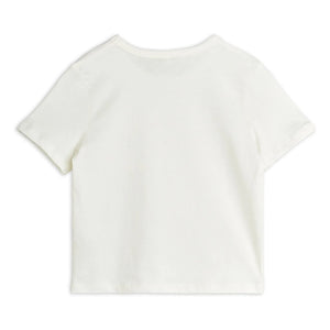 Mini Rodini - Coccinelle T-Shirt aus Bio-Baumwolle | Weiß