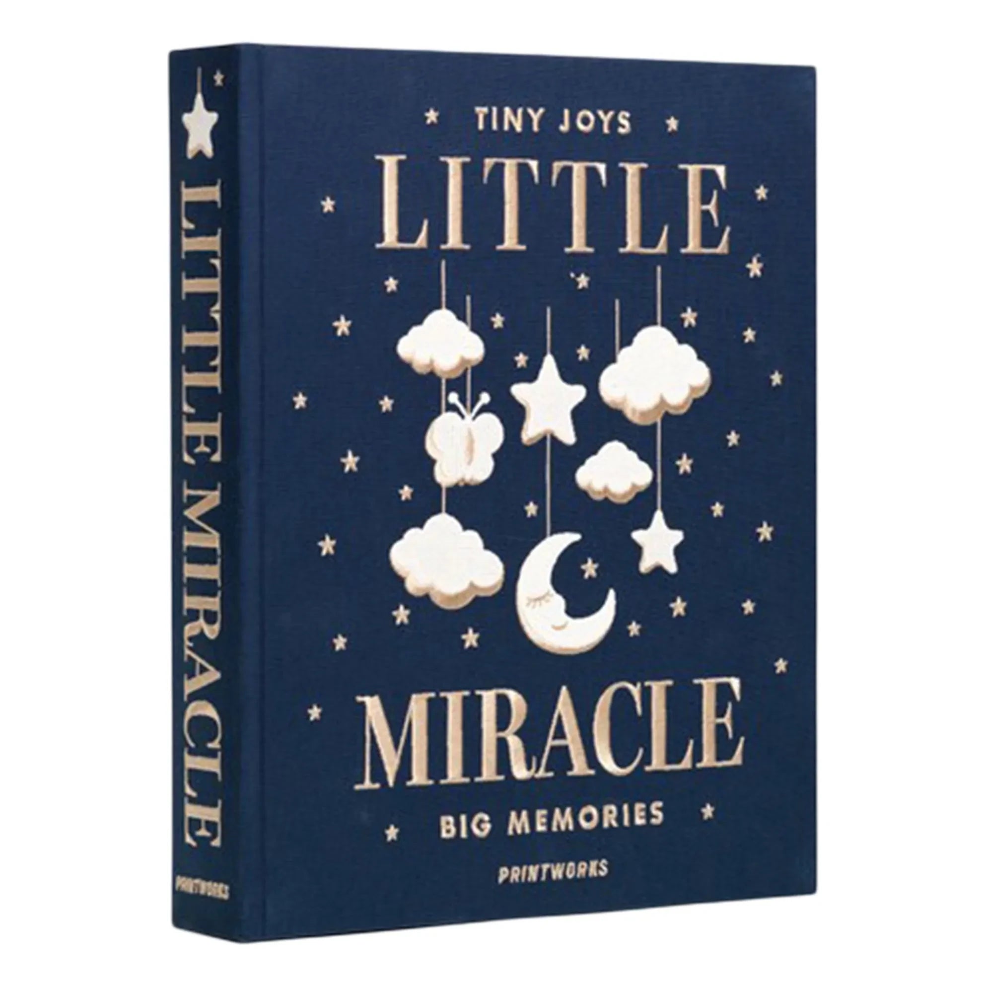 PrintWorks - Little Miracle Baby Fotoalbum | Nachtblau