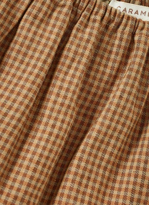 Karamell - Kastanienfarbene Linnenhose | Pas