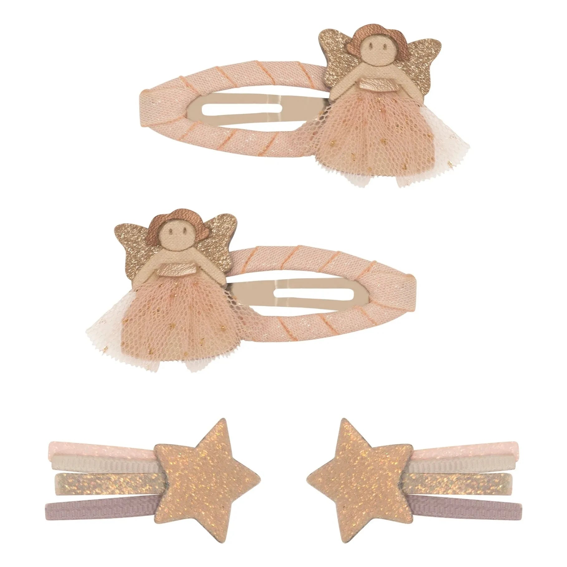 Mimi & Lula - 4er-Set Fee Haarspangen | Rosa