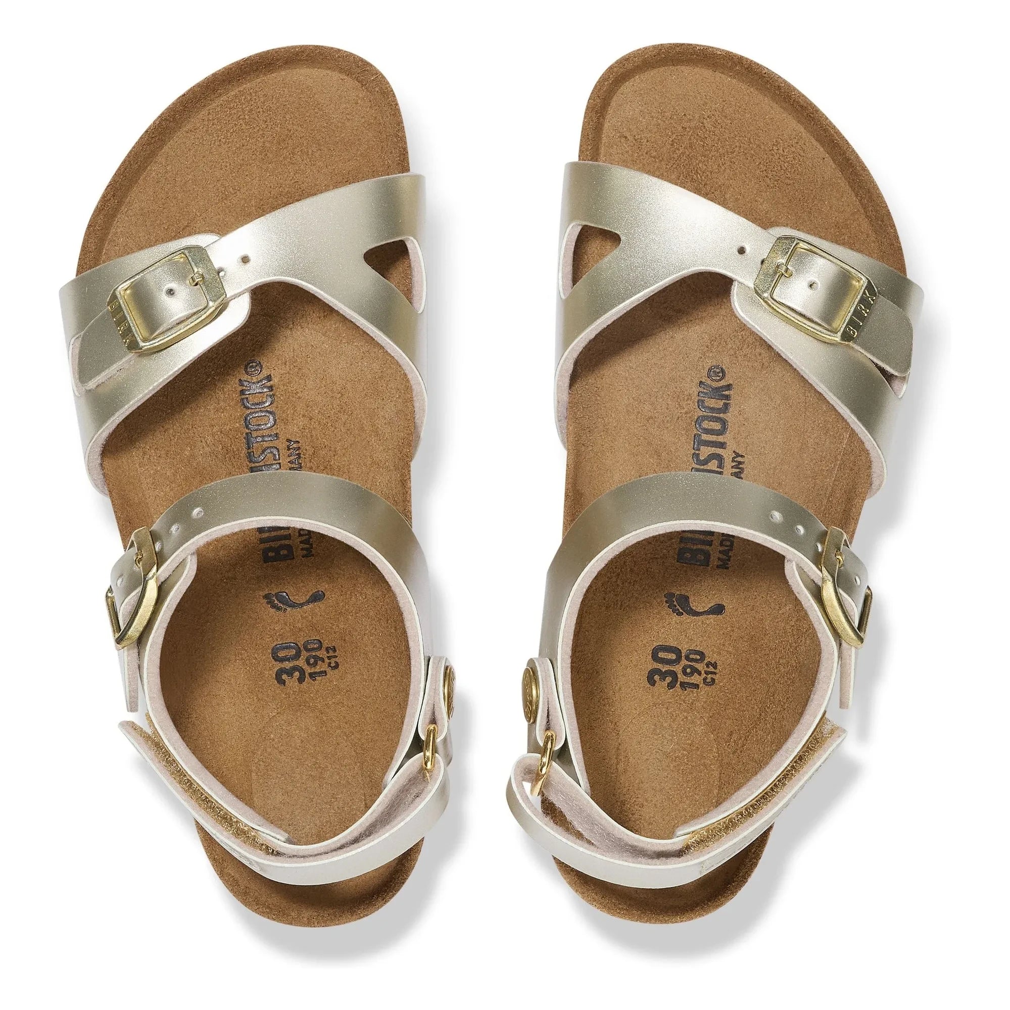BIRKENSTOCK - Rio AS Kids Birko-Flor Kız Sandaletleri | Altın