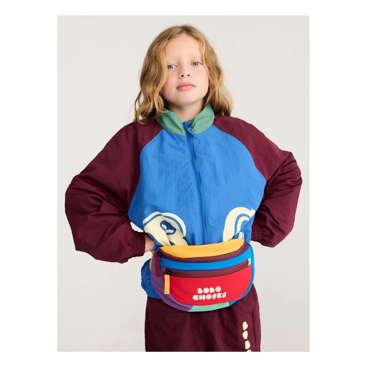 Bobo Choses - Colorblock-Gürteltasche | Rot