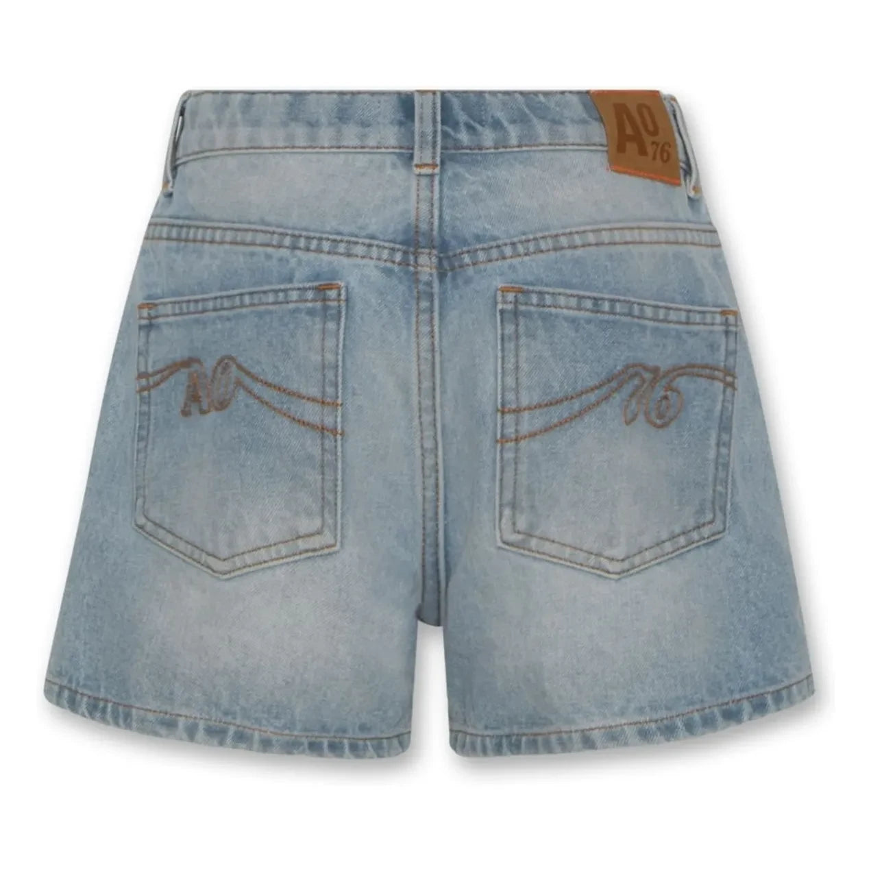 AO76 - Kurze Jeans April | Hellblau