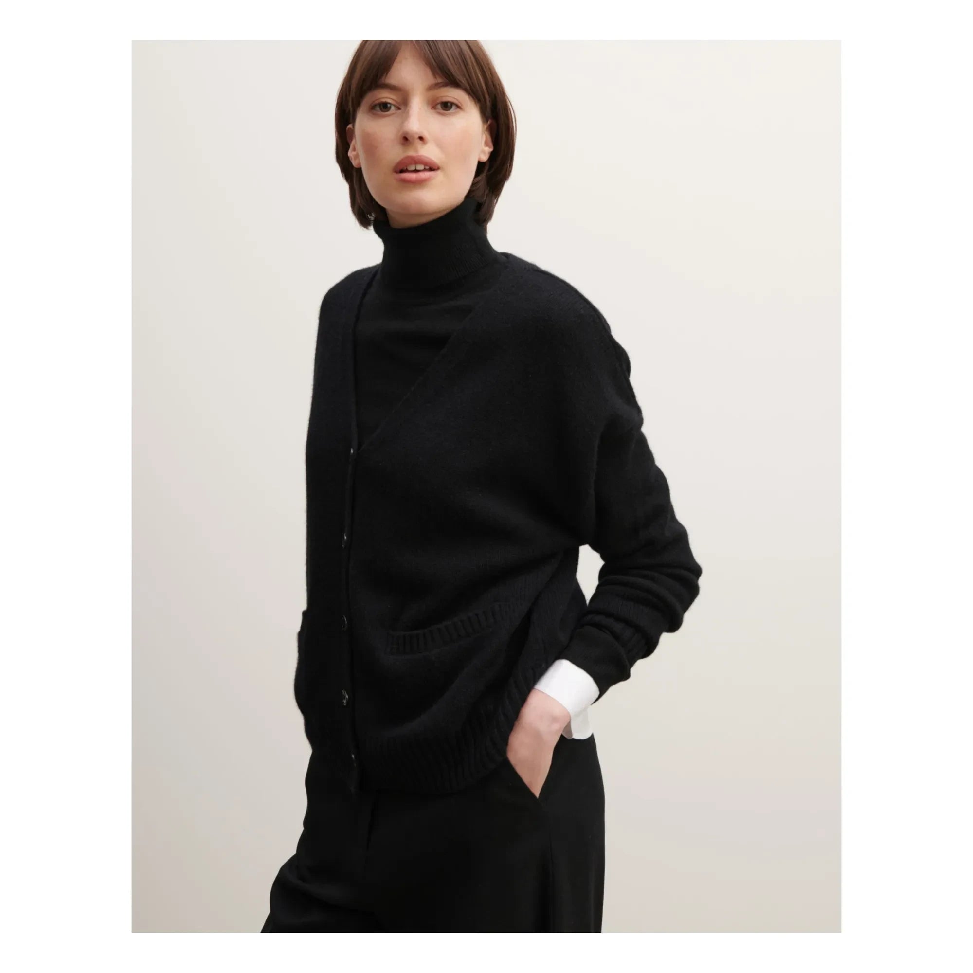 Bompard – Oversize Kaschmirweste | Marineblau