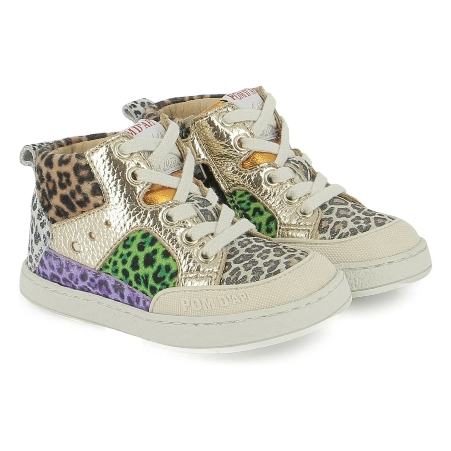 Pom d'Api - Bump Samt Mousse Sneaker | Gold