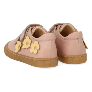 Angulus - Doppel Kratzer Blumen Sneaker | Blassrosa