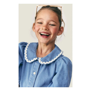 Mipounet - Jeansbluse Claudine Louise | Hellblau