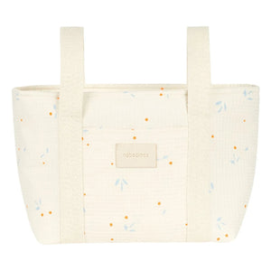 Nobodinoz - Kinderwagen-Organizer Opera Orange Cherries | Beige