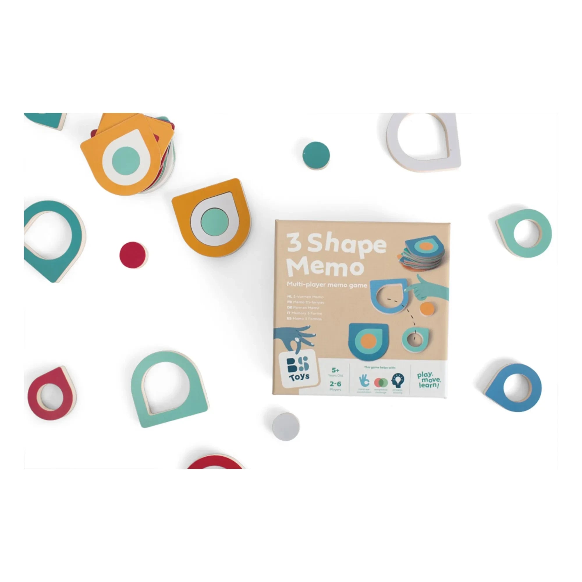 BS Toys - Memo-Spiel mit drei Plattformen