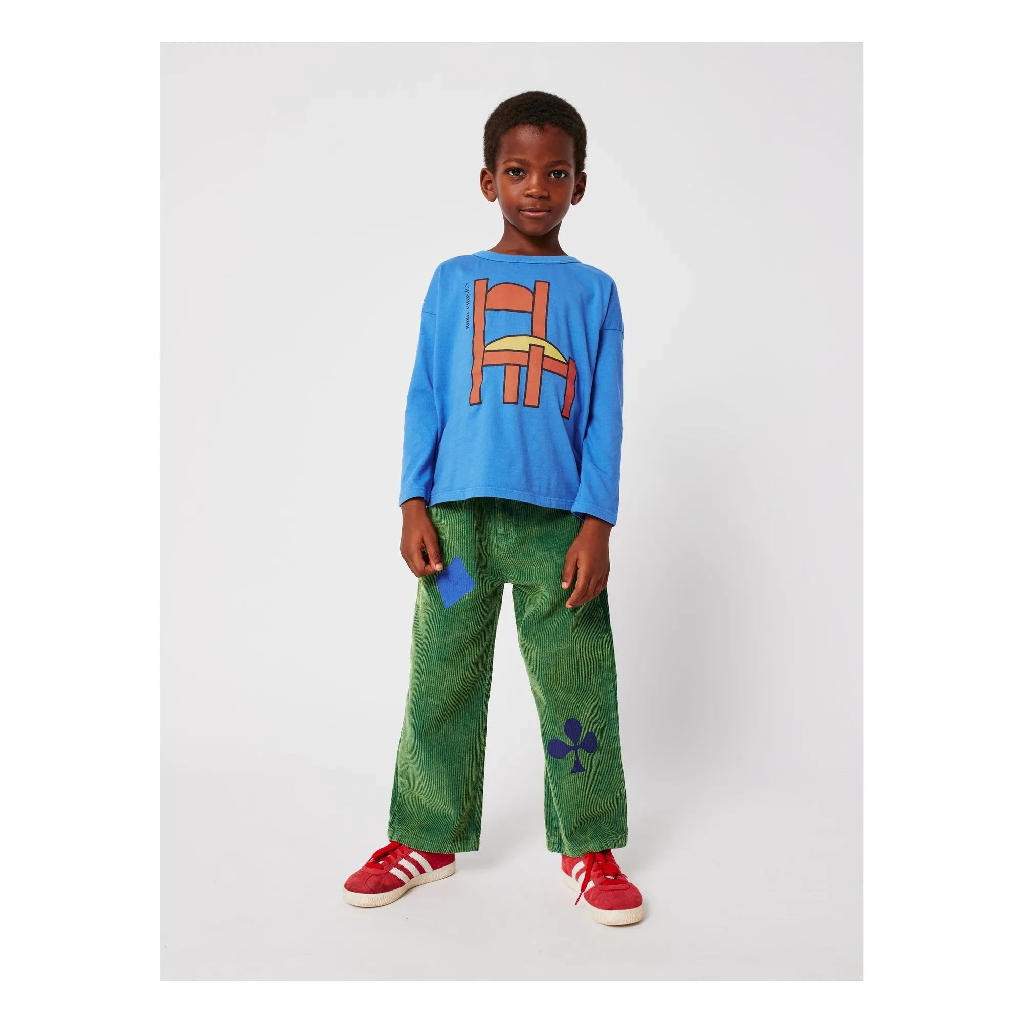 Bobo Choses - T-Shirt Chaise Bio-Baumwolle | Blau