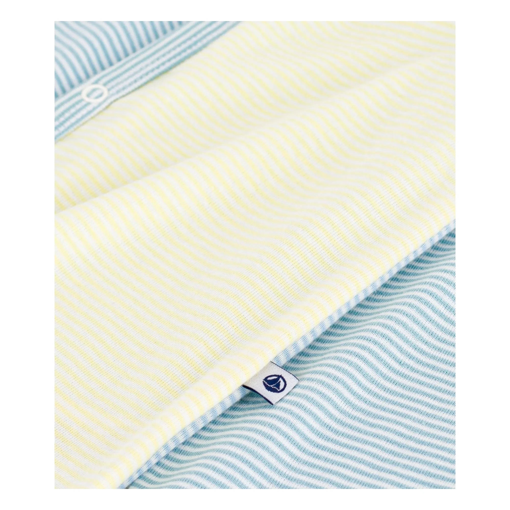 Petit Bateau - Gestreifter Schlafanzug | Gelb