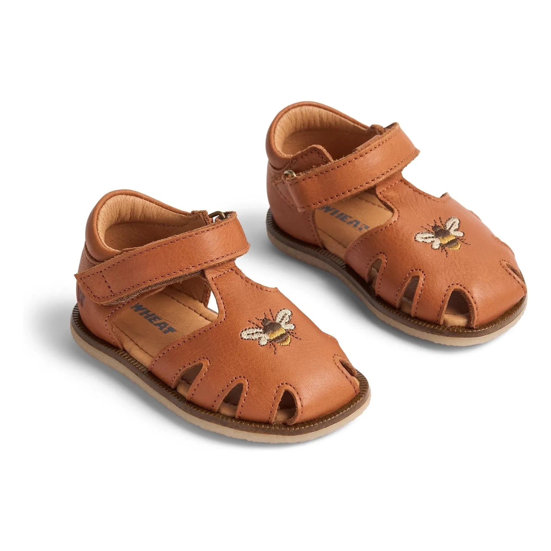 Wheat - Lowe Abeilles Leder Sandalen | Braun