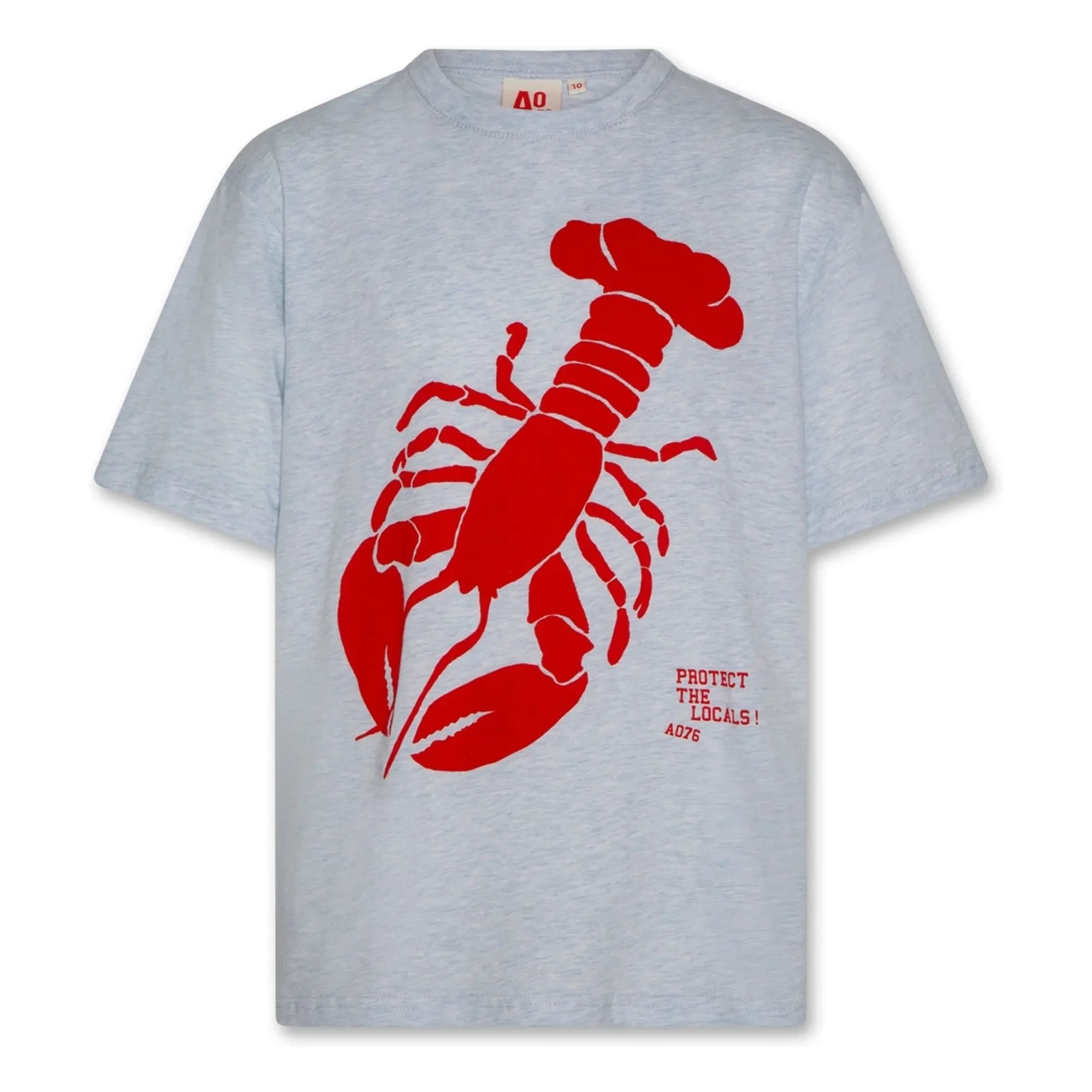 AO76 - Silas Hummer T-Shirt Recycelte Baumwolle | Hellblau
