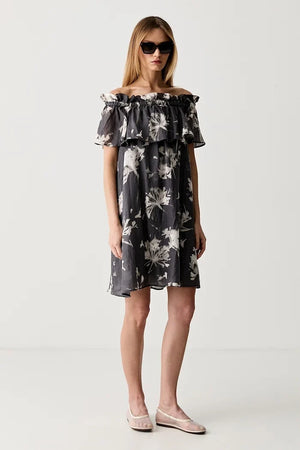 Marc O'Polo schulterfreies Kleid