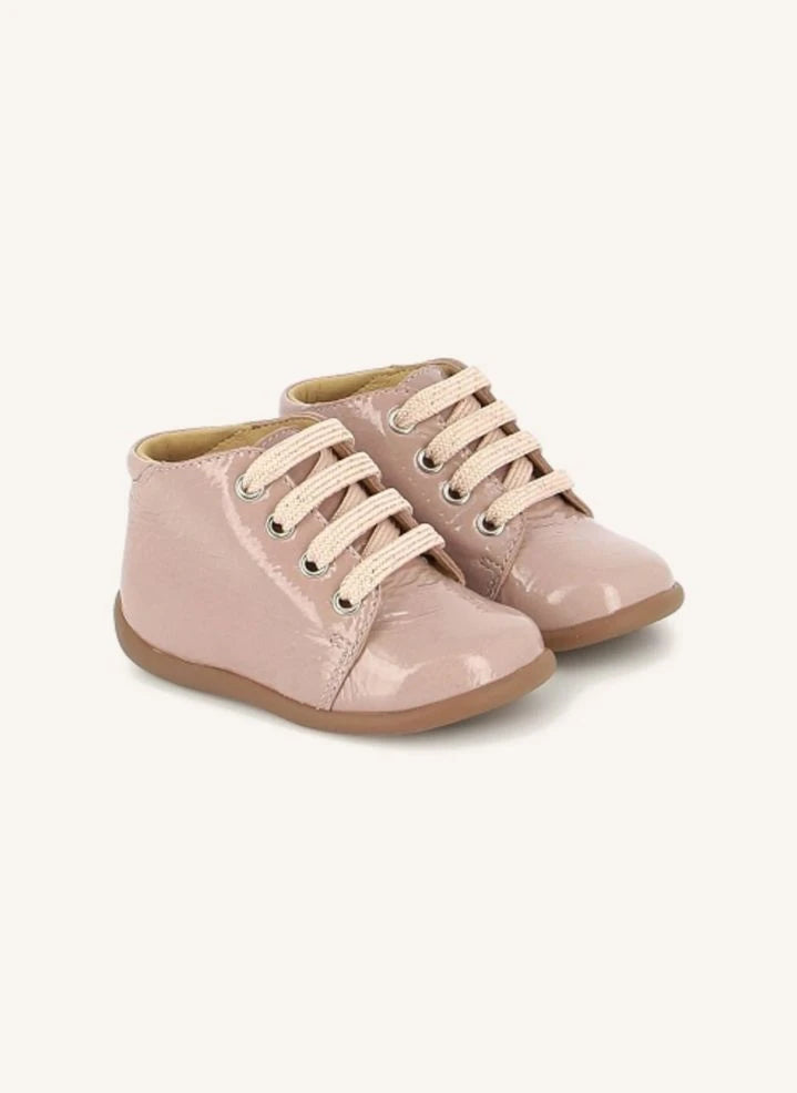 Pom d'Api - Stand-Up Lackleder-Sneaker | Rosa