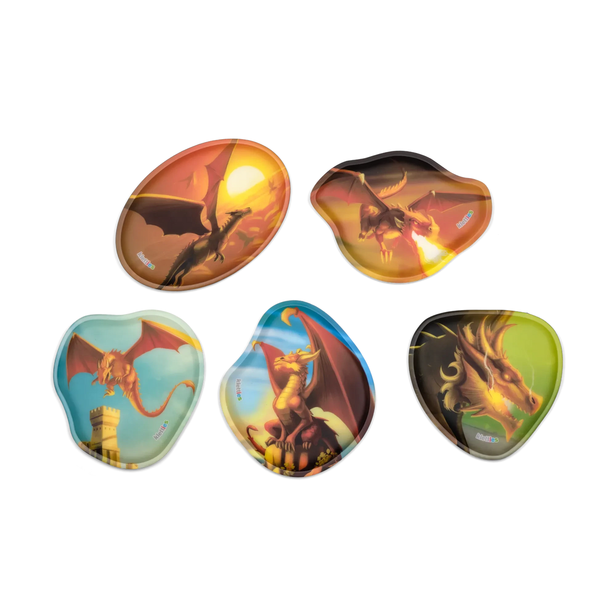 Ergobag - Contour Klettie Deko-Set Dragon Adventure