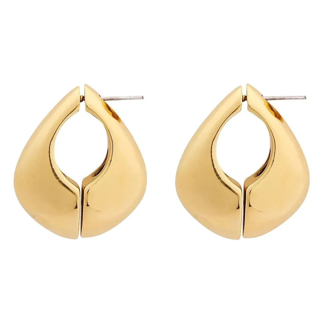 Soeur - Große Halbmond-Ohrringe | Gold