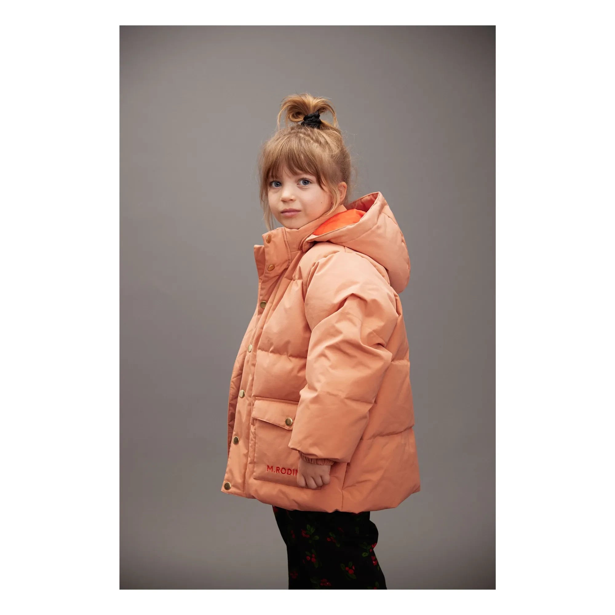 Mini Rodini - Wattierte Jacke uni | Peach