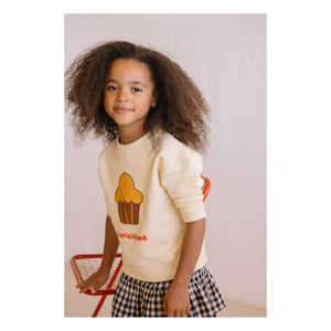 Studio Bohème - Bart Brioche organik pamuk sweatshirt | Soluk sarı