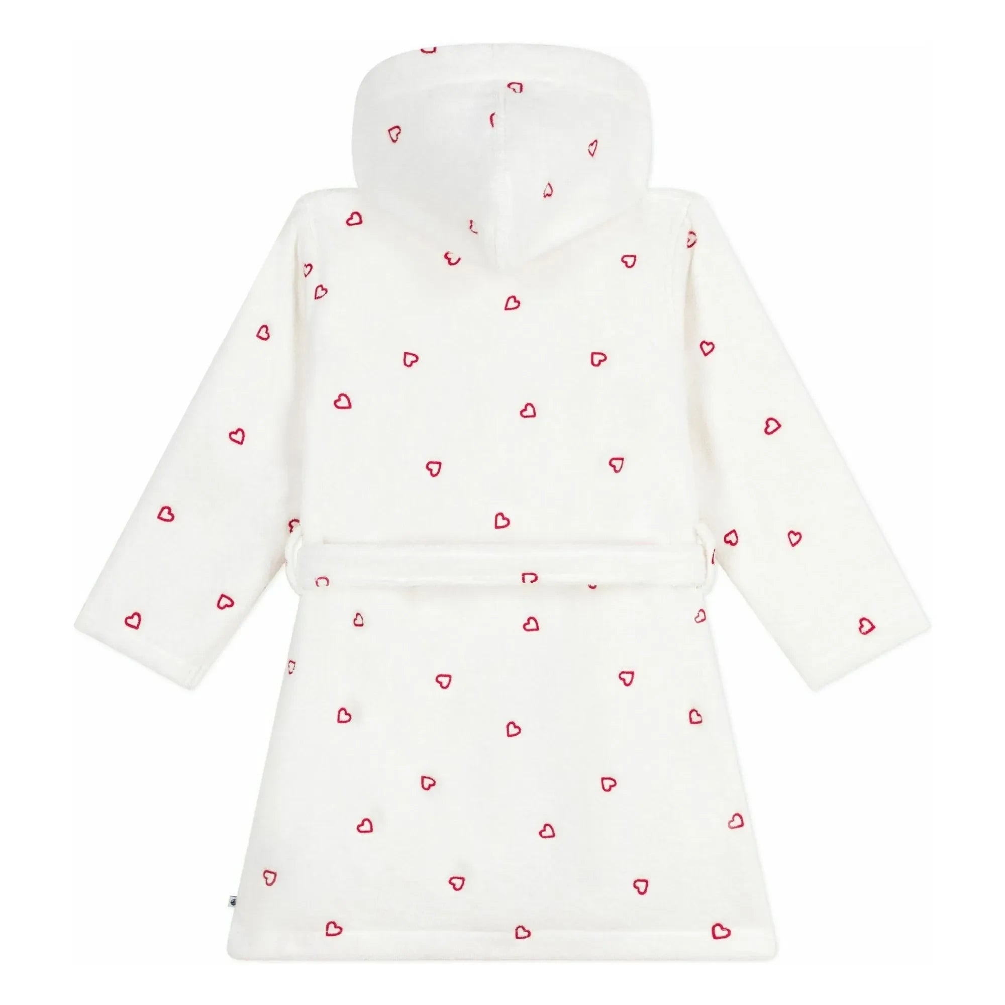 Petit Bateau – Bademantel Hearts | Ecru