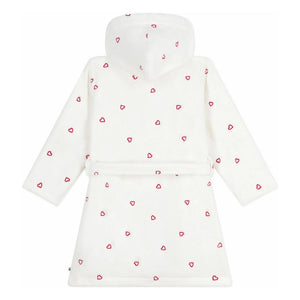 Petit Bateau – Bademantel Hearts | Ecru