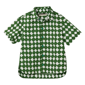 Fabula - Damier Hemd | Grün