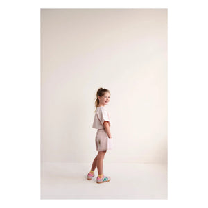 Jenest - Lizzy Yeah Crop T-Shirt Bio-Baumwolle | Blassrosa