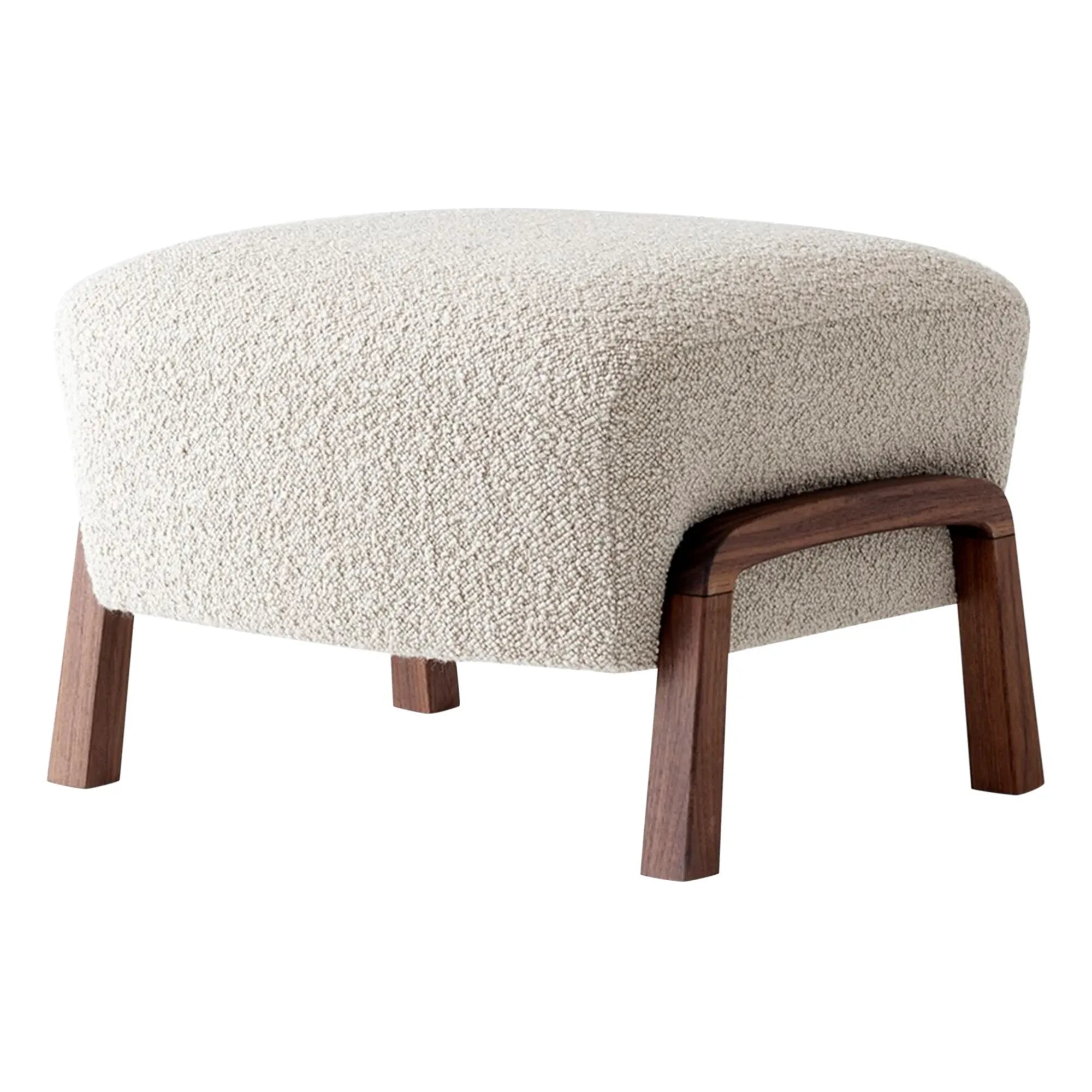 & Tradition - Wulff ATD3 Pouf - Walnussbeine | Elfenbein