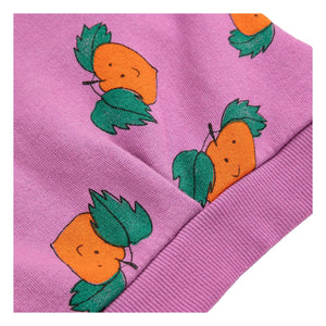 Bobo Choses - Lila Bio-Baumwolle Sweat Crop