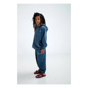 Repose AMS - Jogger aus Bio-Baumwolle mit Logo | Dunkelblau