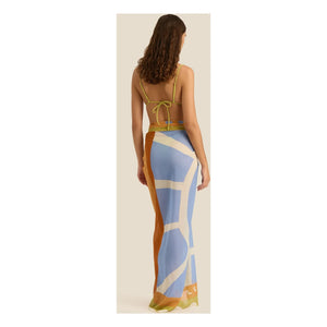 Soleil Soleil – Quadratischer Pareo | Blau