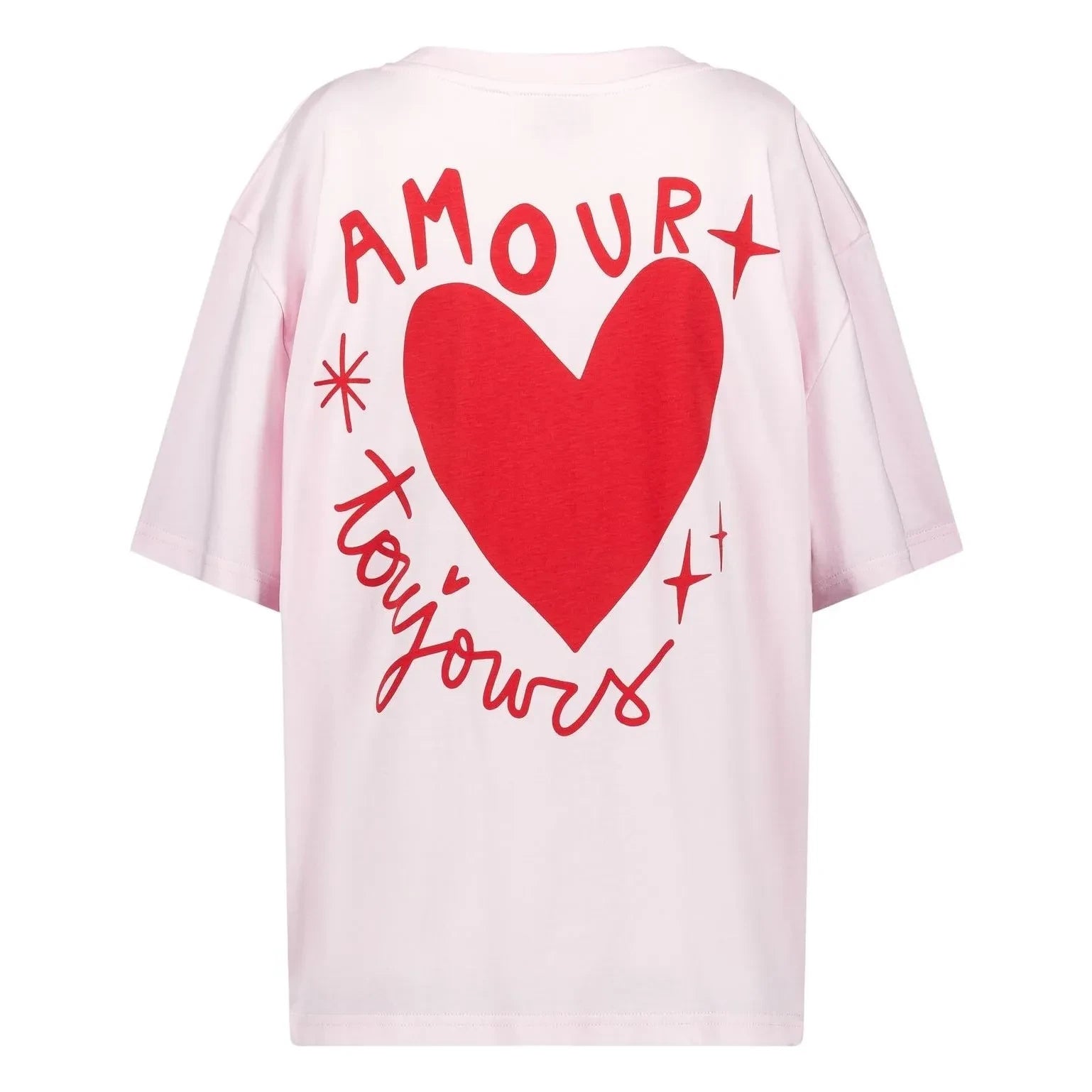 Elise Chalmin - Amour Toujours Baumwoll-T-Shirt | Rosa