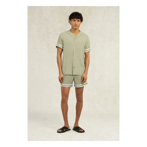 Ché Studios - VALBONNE HEMD | Beige - Grün