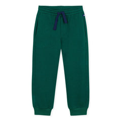 Petit Bateau - Organik pamuklu jogger pantolon | Orman Yeşili