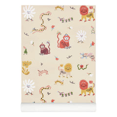 Nofred - Monkey Fun Tapete - Marie Assénat x Nofred | Beige