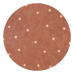 Lorena Canals - Tupfenrunder Teppich | Terracotta