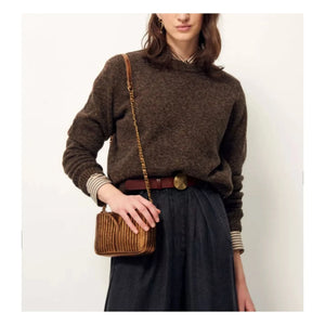 Sessùn - Silty Merino Wollpullover | Dunkelgrau