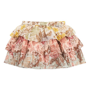 Zimmermann - Daylight Rüschenrock mit Blumenmuster | Blassrosa