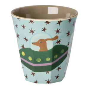 Rice - Space Dog Becher - 6er Set | Blau