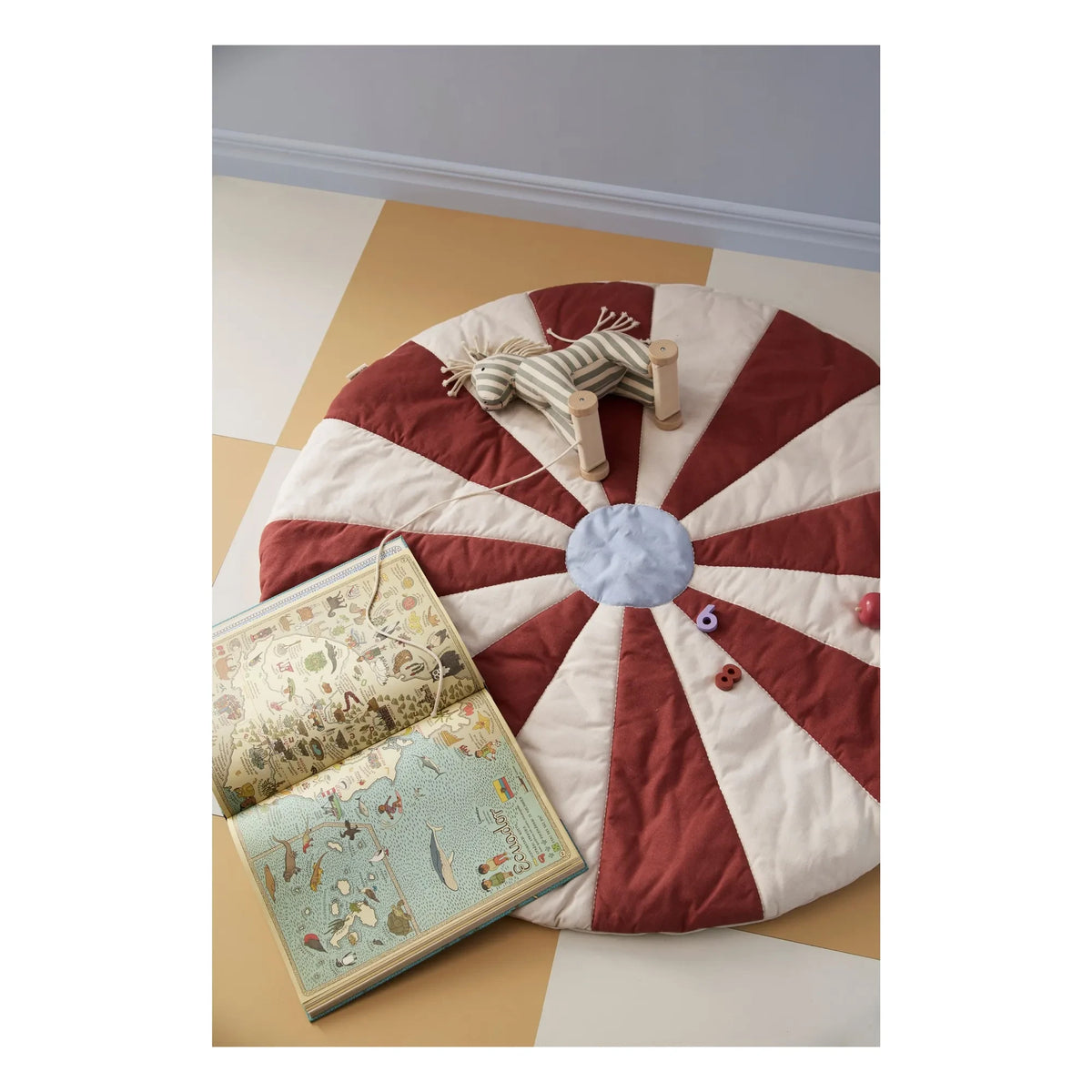 Kid's Concept - Zirkus Spielmatte | Rot
