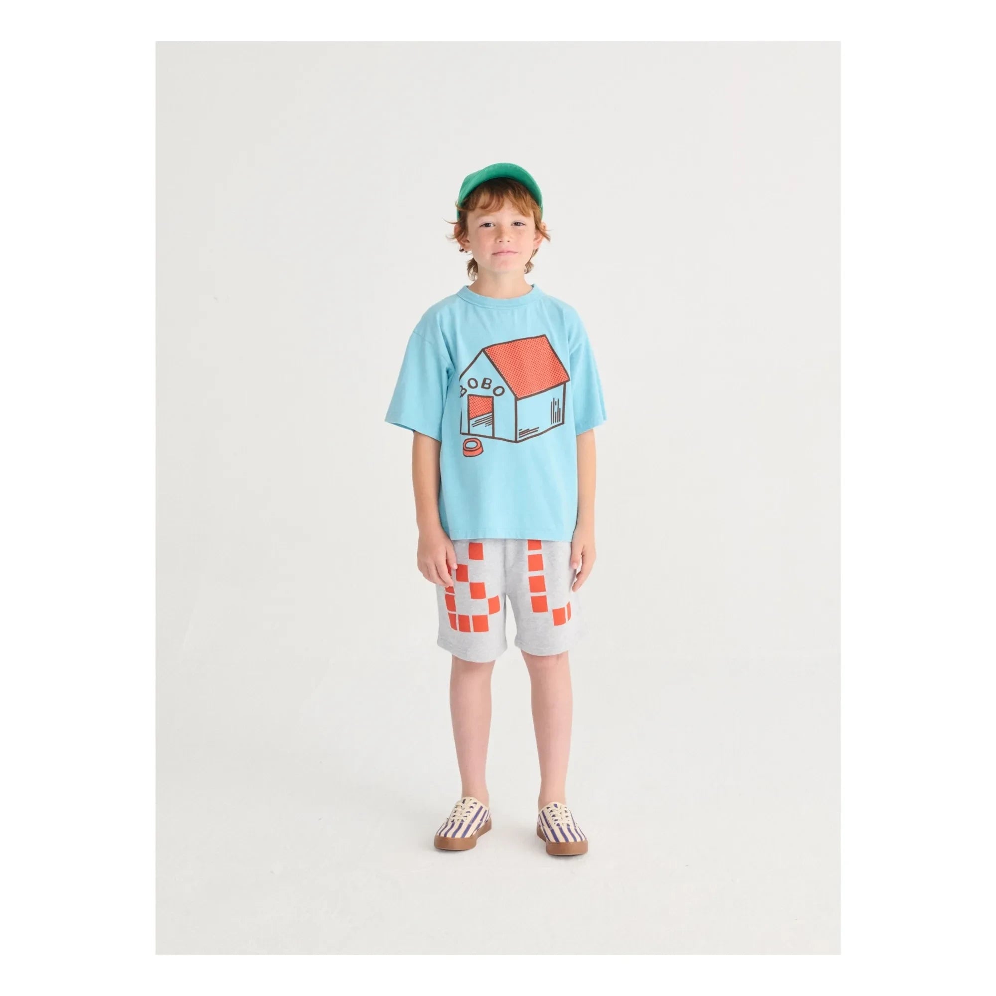 Bobo Choses - Niß Bio-Baumwoll-T-Shirt | Blau