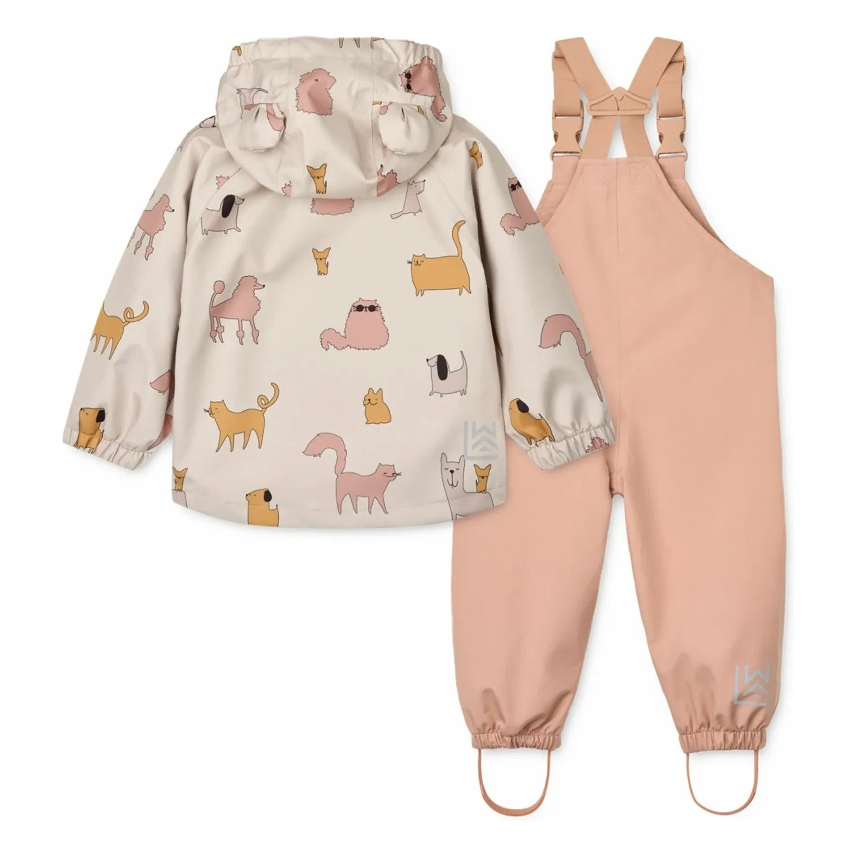 Liewood - Manu Regenanzug aus recyceltem Polyester | Rosa