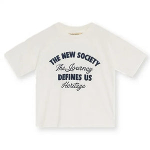 The New Society – Weißes Herren-T-Shirt