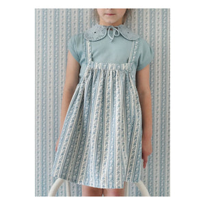 Soor Ploom - Sundae T-Shirt aus Bio-Baumwolle mit Rüschen | Eisblau