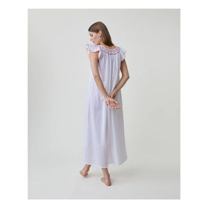 Scarlette Ateliers - Dona Besticktes Nachthemd | Rot