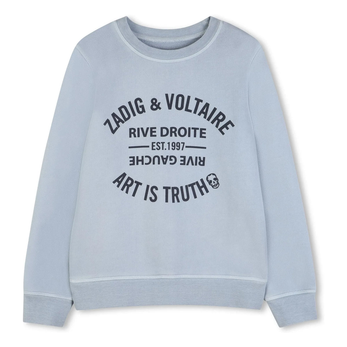 Zadig & Voltaire - Sweat Logo Art Is Truth | Açık mavi