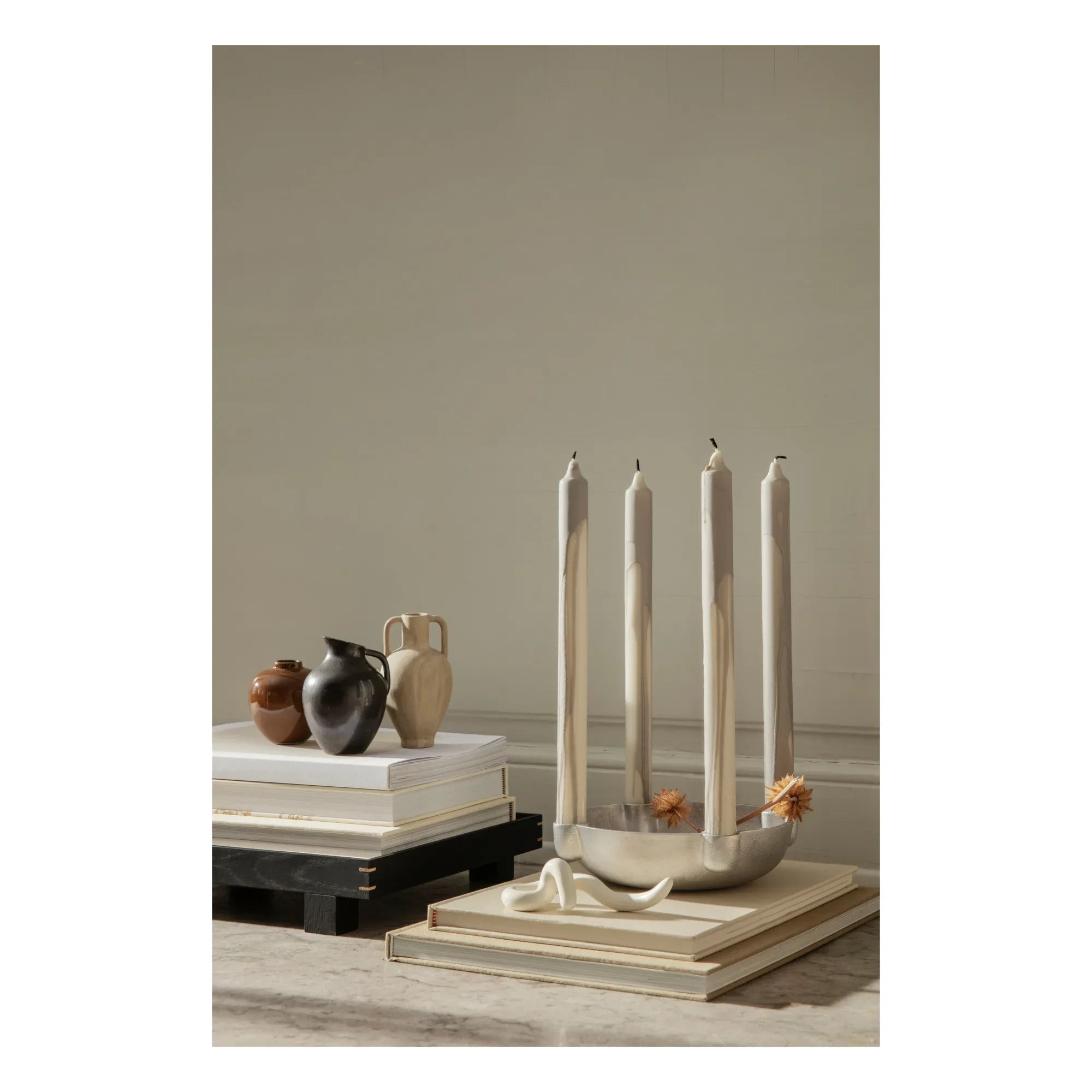 Ferm Living - Ary Mini Porselen Vazo | Karbon