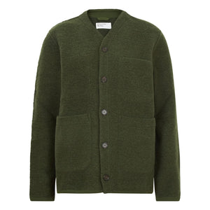 Universal Works - Geknöpfte Wollweste | Khaki