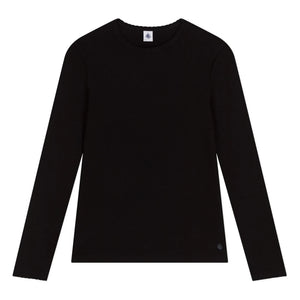 Petit Bateau - L'Iconique organik pamuklu Tişört | Siyah